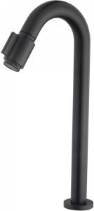 Wiesbaden Victoria toiletkraan XL 1 2&apos;&apos; mat zwart 22.3771