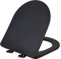 Xellanz Nibiru toiletzitting softclose en quick release mat zwart - Thumbnail 1