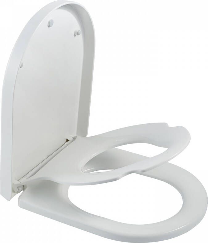 Wiesbaden Toiletzitting Vesta Family Soft-Close Quick Release PP Wit