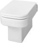 Wiesbaden Toiletpot Hangend Boss 52x34 5x38 5cm Wandcloset Keramiek Diepspoel Nano Coating EasyClean Glans Wit met Softclose Toiletbril - Thumbnail 1