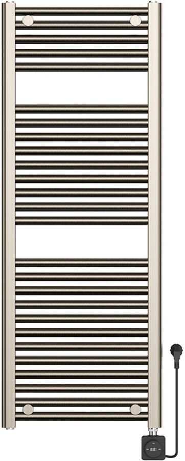 Wiesbaden Elara Elektrische Radiator 700W Smart WiFi 118 7x45 cm Geborsteld Staal PVD