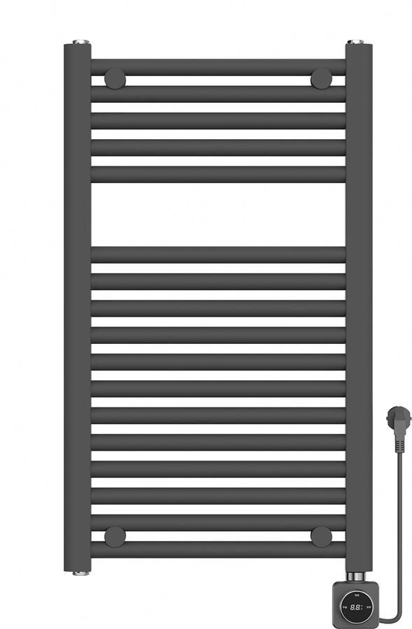Wiesbaden Elektrische Radiator Elara 76.6x45 Cm Smart Wifi Gunmetal PVD