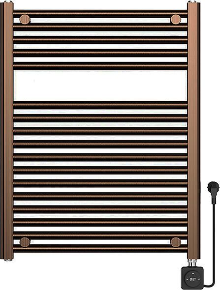 Wiesbaden Elektrische Radiator Elara 76.6x60 Cm Smart Wifi Geborsteld Brons Koper PVD