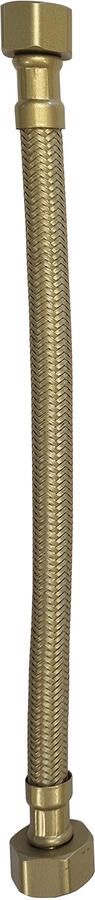 Wiesbaden Flexibele Aansluitslang Riko 1 2 x 3 8 25 cm Geborsteld Messing