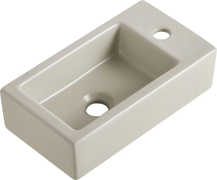 Boss & Wessing Fontein BWS Blong M 40x22x11 cm Rechts Keramiek Beige