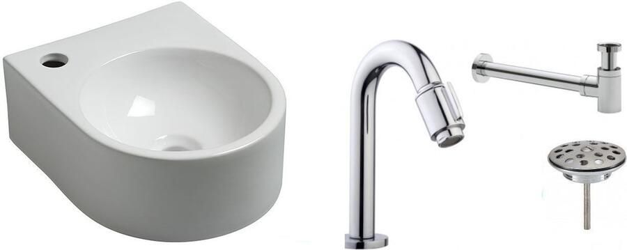 Wiesbaden FonteinPack Erato Keramiek 34x27cm (Keuze uit 18 kranen)