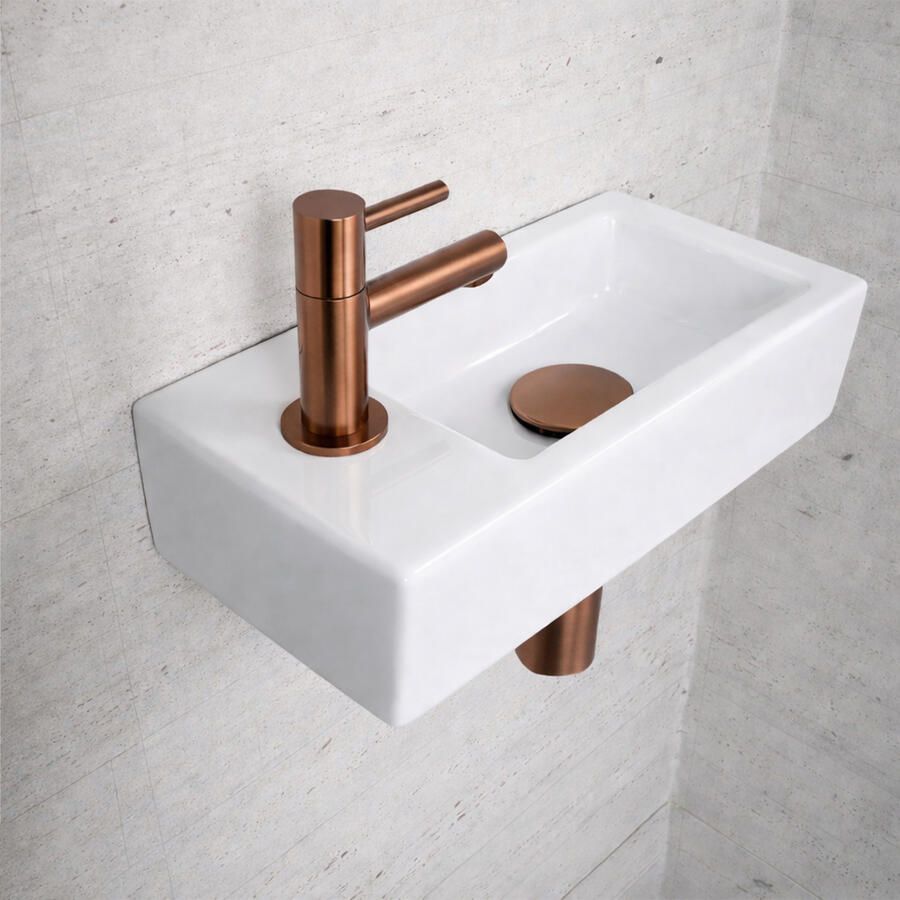 Boss & Wessing Fontein set BWS Riga Walnoot Met Piccolo Fontein Zwart