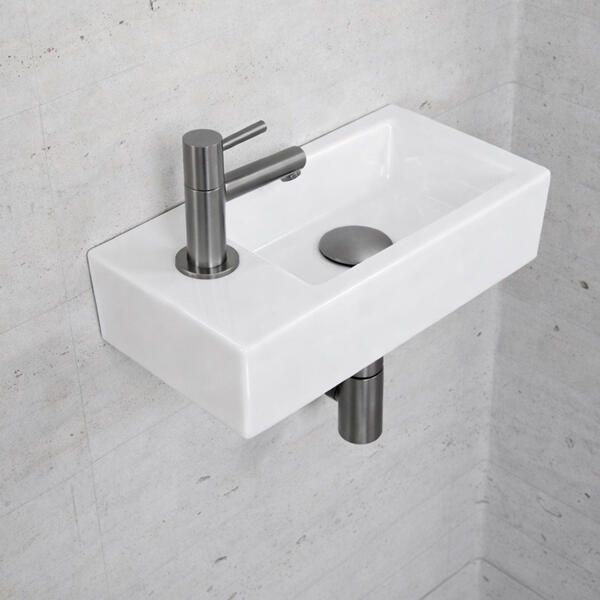 Boss & Wessing Badmeubelset BWS Riga Met Lako Wastafel Cappuccino 120 cm Latte