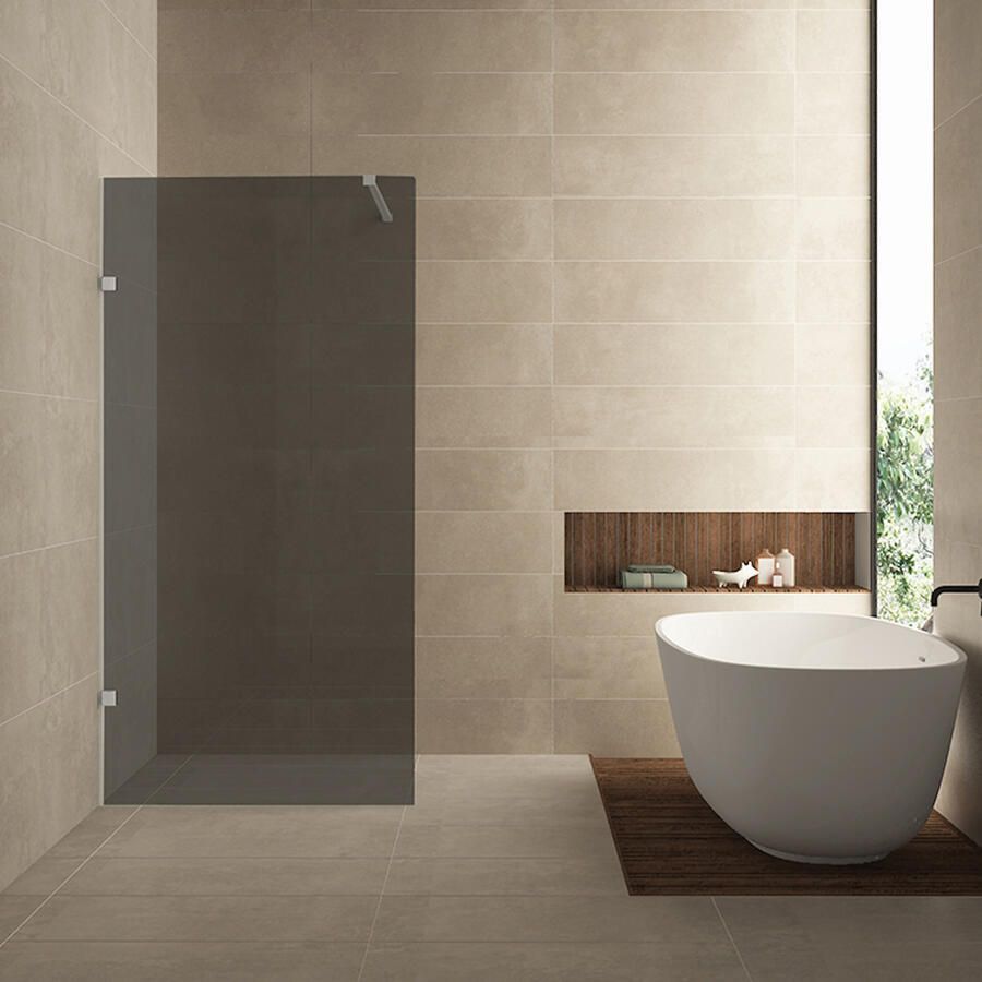 Wiesbaden Glasplaat Less 80x200 cm 8 mm Nano Rookglas