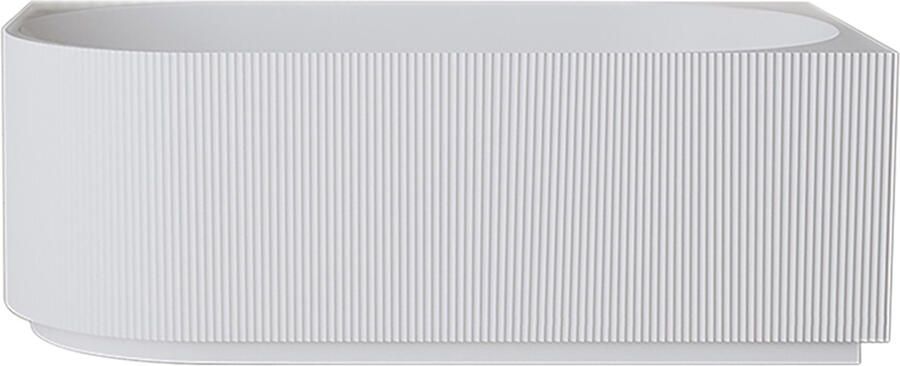 Wiesbaden Hoekbad Rechts Rivi 180x80 cm Acryl Met Waste Glans Wit