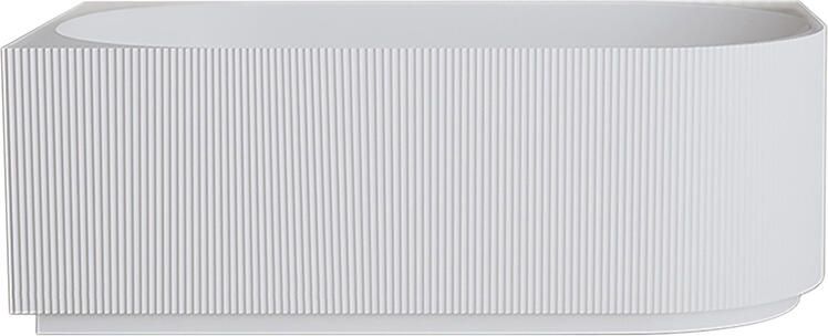 Wiesbaden Hoekbad Rivi 170x80cm Link Met Waste Acryl Mat Wit
