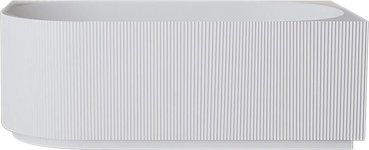 Wiesbaden Hoekbad Rivi 170x80cm Rechts Met Waste Acryl Mat Wit