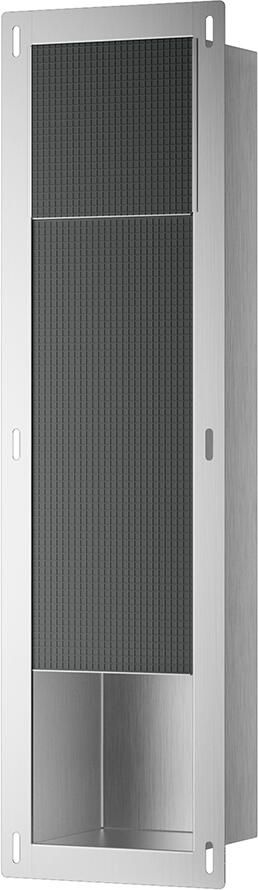 Saqu Essential inbouwbox reserverolhouder 74cm rvs zonder inzetstuk