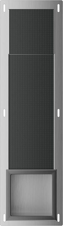 Sub Rocko inbouw reserverolhouder 74 x 20 8 x 14 2 cm gunmetal