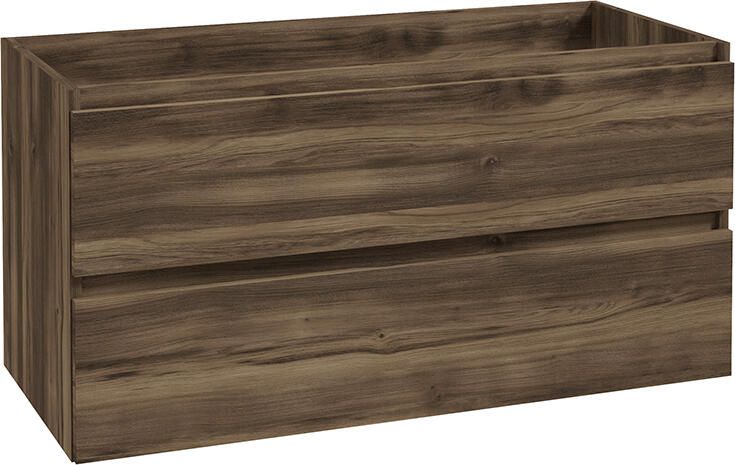 Wiesbaden Onderkast Alvara 100x46 cm 2 Laden 1 Uitsparing Donker Eiken