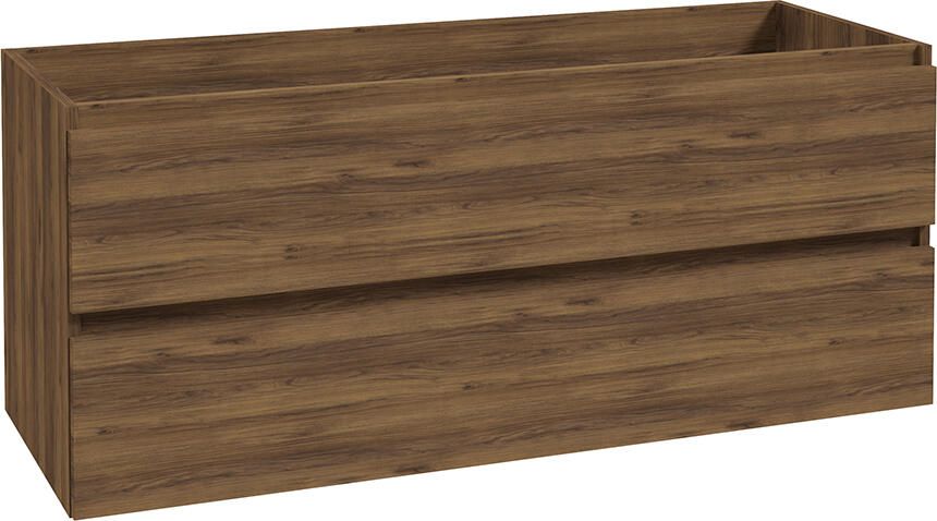 Wiesbaden Onderkast Alvara 120x46 cm 2 Laden 2 Uitsparingen Warm Eiken
