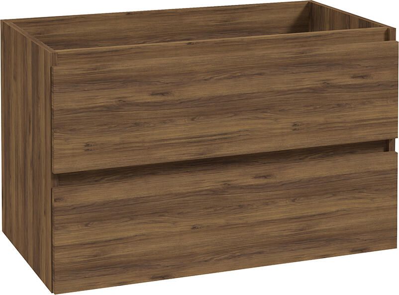 Wiesbaden Onderkast Alvara 80x46 cm 2 Laden 1 Uitsparing Warm Eiken