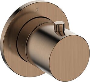 Wiesbaden Stopkraan Afbouwdeel Caral Geborsteld Brons Koper PVD