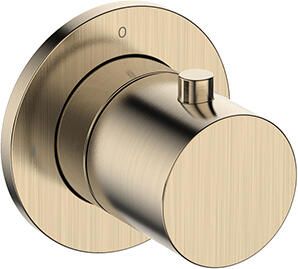 Wiesbaden Stopkraan Afbouwdeel Caral Geborsteld Messing PVD