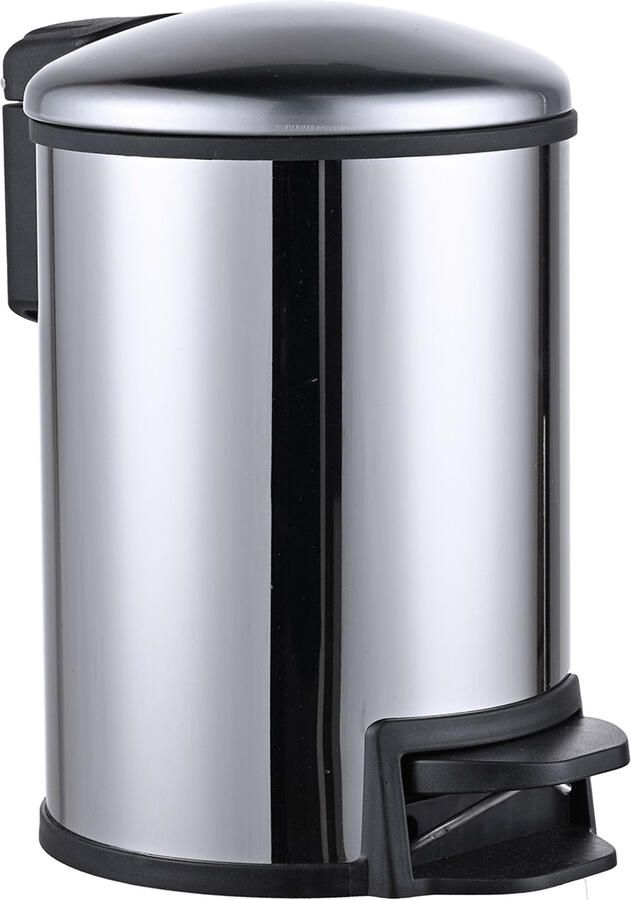 Wiesbaden Tobin Pedaalemmer Softclose 3 Liter Chroom