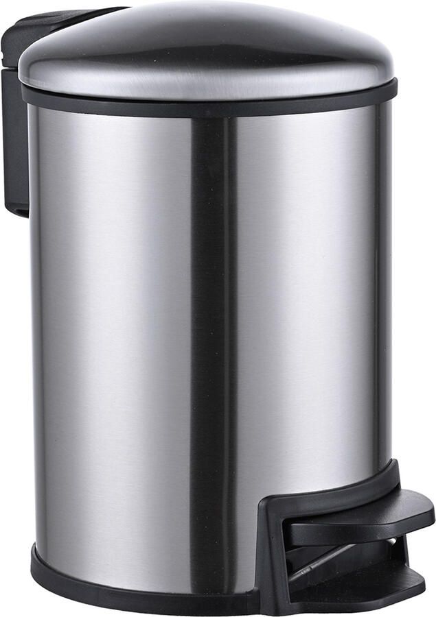Wiesbaden Tobin Pedaalemmer Softclose 3 Liter RVS