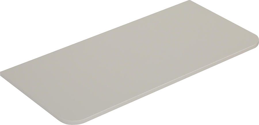 Wiesbaden Topblad Novira 120x48 cm Afgeronde Hoeken Mat Zand