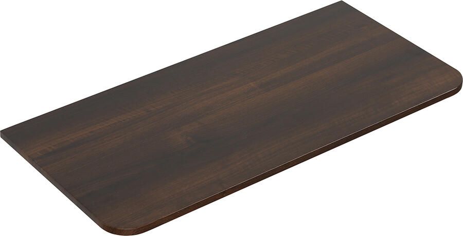 Wiesbaden Topblad Sulora 120x48 cm Afgeronde Hoeken Walnoot