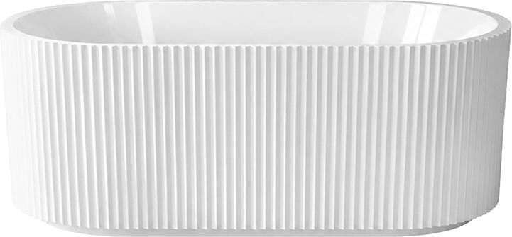 Wiesbaden Vrijstaand Ligbad Rivi 180x80cm Met Waste Acryl Glans Wit - Foto 1