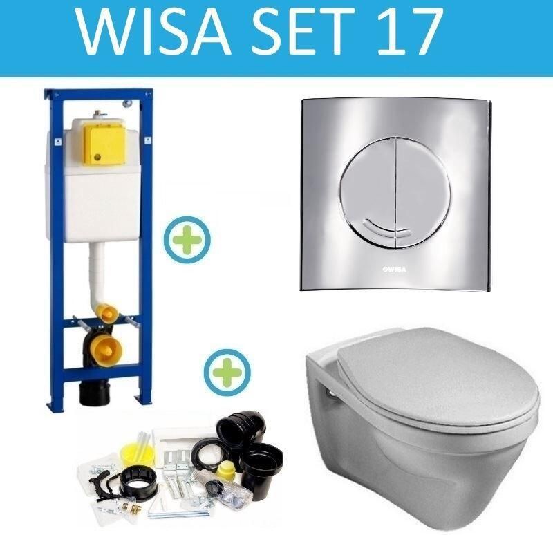 Wisa XS Gustavberg Saval Argos set17 Chroom (meerprijs €15 00)