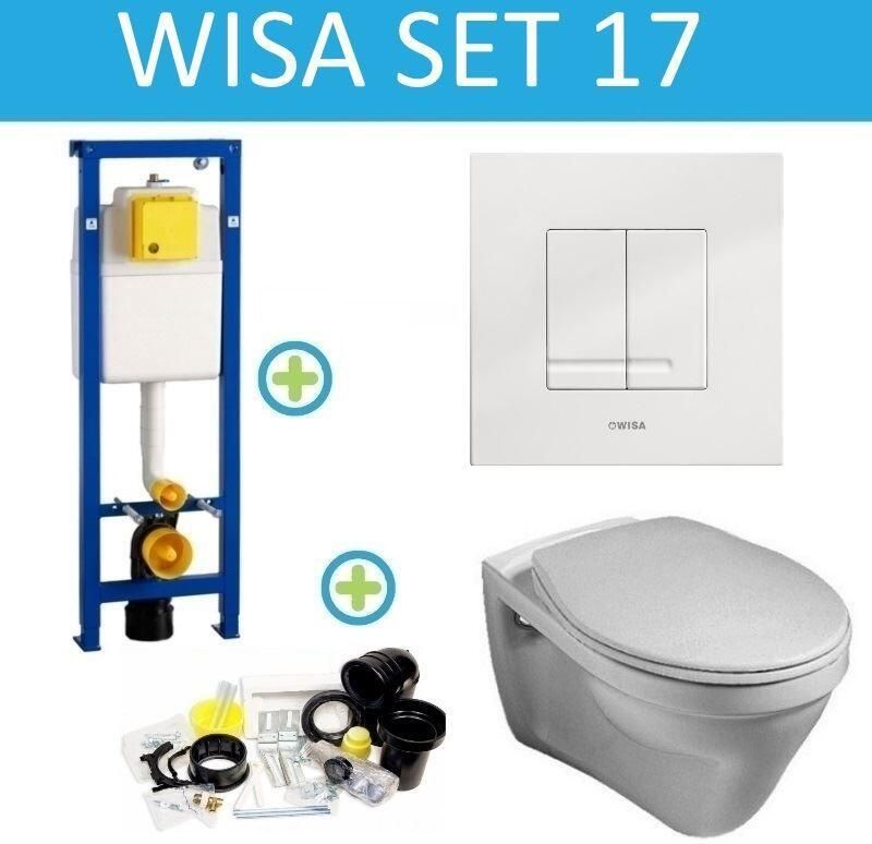 Wisa XS Gustavberg Saval Delos set17 Wit (meerprijs €10 00)