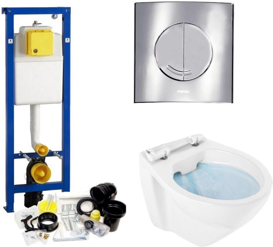 Wisa XS set01 Randloos Argos Chroom (meerprijs €15 00)