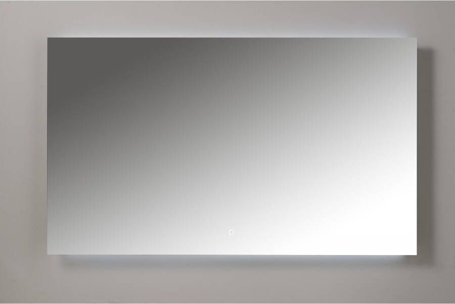 Xenz Badkamerspiegel Garda 100x70cm met Ledverlichting Boven- en Onderzijde en Spiegelverwarming