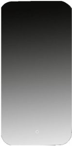 Xenz Lido Limone Rechthoekige spiegel met afgeronde hoeken met indirecte verlichting 50x100cm Verticaal SP9050