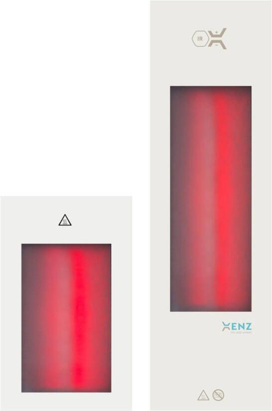 Xenz Feel Good Shower Infrarood S & M Inbouw 33 & 70 cm Wit