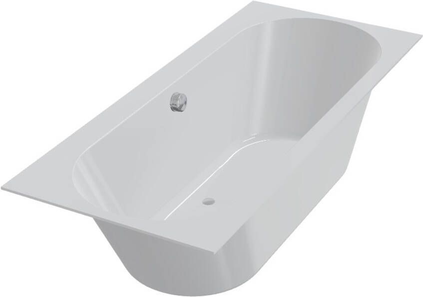 XenZ Ligbad Beterbad Madeira 170x75 cm Inclusief Badpoten Wit