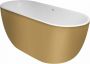 Xenz Humberto Solid Surface Bad 170x72x63 Bicolor Wit Goud 8510-R1036 - Thumbnail 1