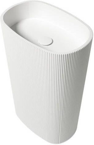 Zydra Vrijstaande Waskom Olympia 55x36 cm Glacier White