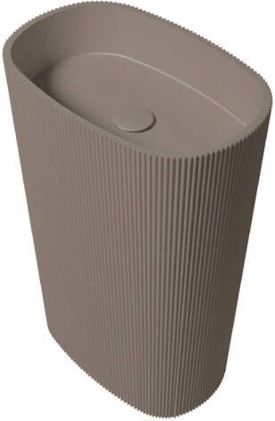 Zenon Vrijstaande Waskom Olympia 55x36 cm Moka