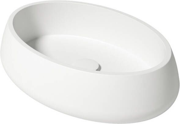 Zenon Waskom Elipse 60x42 cm Glacier White