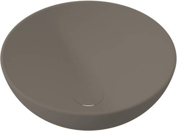 By Goof Waskom opbouw 38.5x13.8x38.5cm Solid surface Rond Mat Moka JBS6351