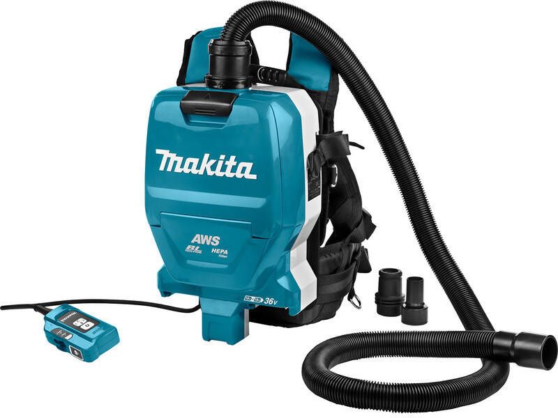 Makita DVC265ZXU accu stofzuiger(body)2x 18V Li ion