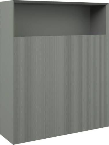 Balmani Fila zwevende badkamerkast steengrijs 100 x 30 x 120 cm