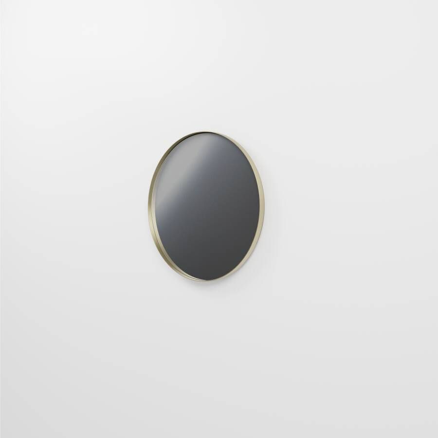 Balmani Giro Round rond badkamerspiegel Brushed Champagne Gold Ø 75 cm