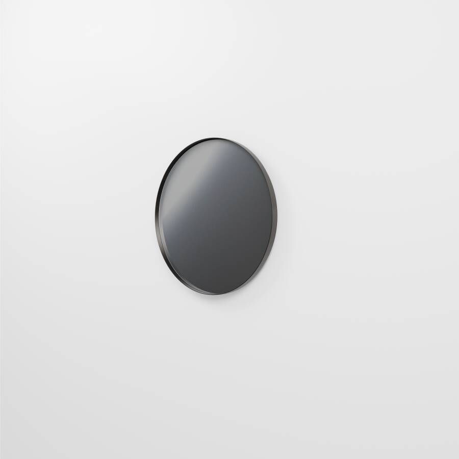 Balmani Giro Round rond badkamerspiegel Brushed GunMetal Ø 75 cm