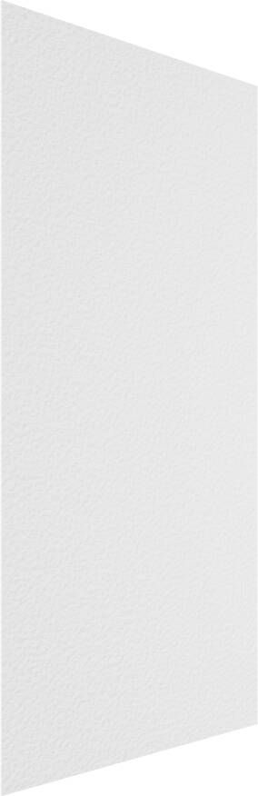 Balmani Impress douchewandpaneel 120 x 240 cm composiet mat wit rock structuur