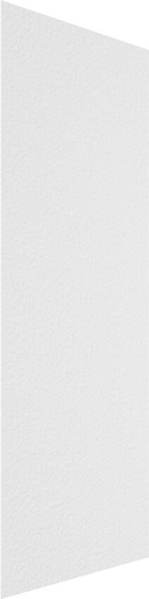 Balmani Impress douchewandpaneel 90 x 240 cm composiet mat wit rock structuur