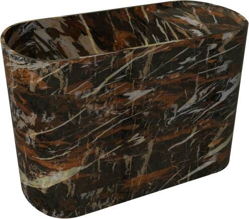 Balmani Livo fonteintje 42 x 20 cm Portoro Gold marmer