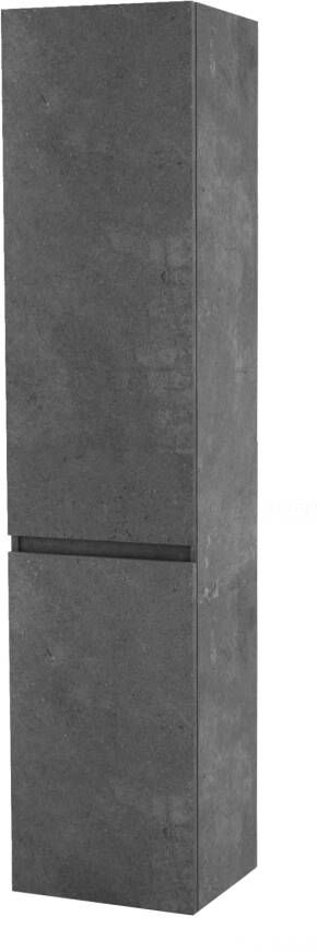 Balmani Lucida staande badkamerkast rechts beton donkergrijs 45 x 35 x 195 cm