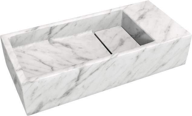 Balmani Mood fonteintje 45 x 20 cm Carrara marmer