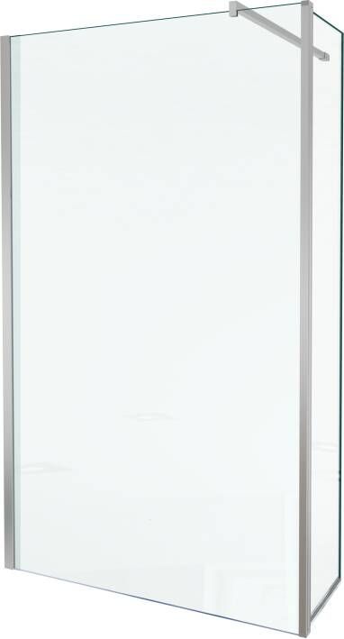 Balmani Move inloopdouche met beweegbare zijwand 120 x 200 cm helder glas glanzend chroom profiel